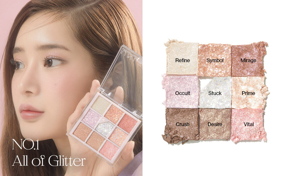 UNLEASHIA Glitterpedia Eye Palette 01 All of Glitter