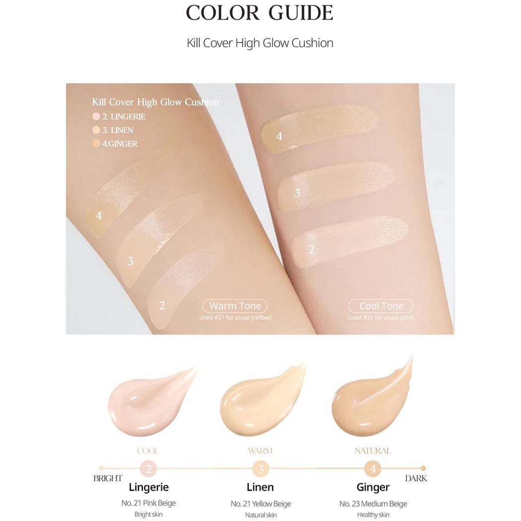 CLIO Kill Cover High Glow Cushion (+Free Refill)