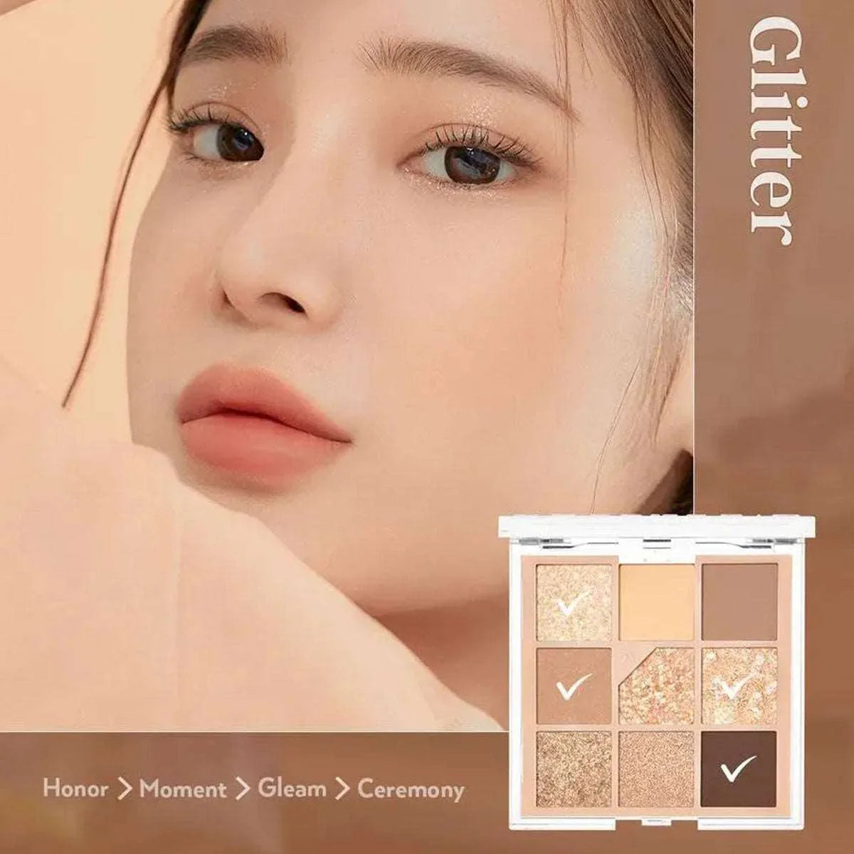 UNLEASHIA Glitterpedia Eye Palette 02 All of Brown