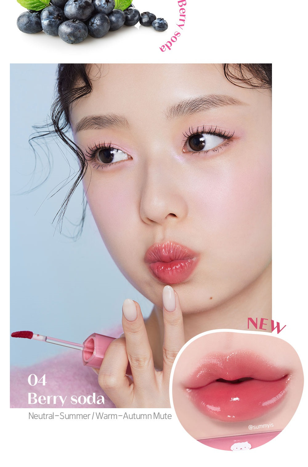 ETUDE HOUSE Whipping Fruity Dewy Lip Tint (2 Colors)