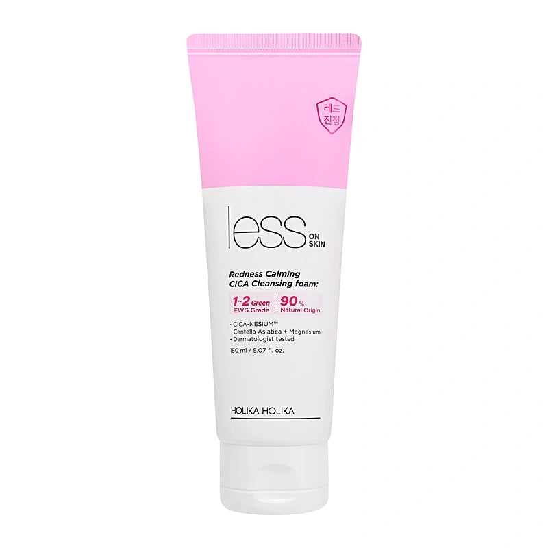 HOLIKA HOLIKA Less on Skin Redness Calming CICA Cleansing Foam