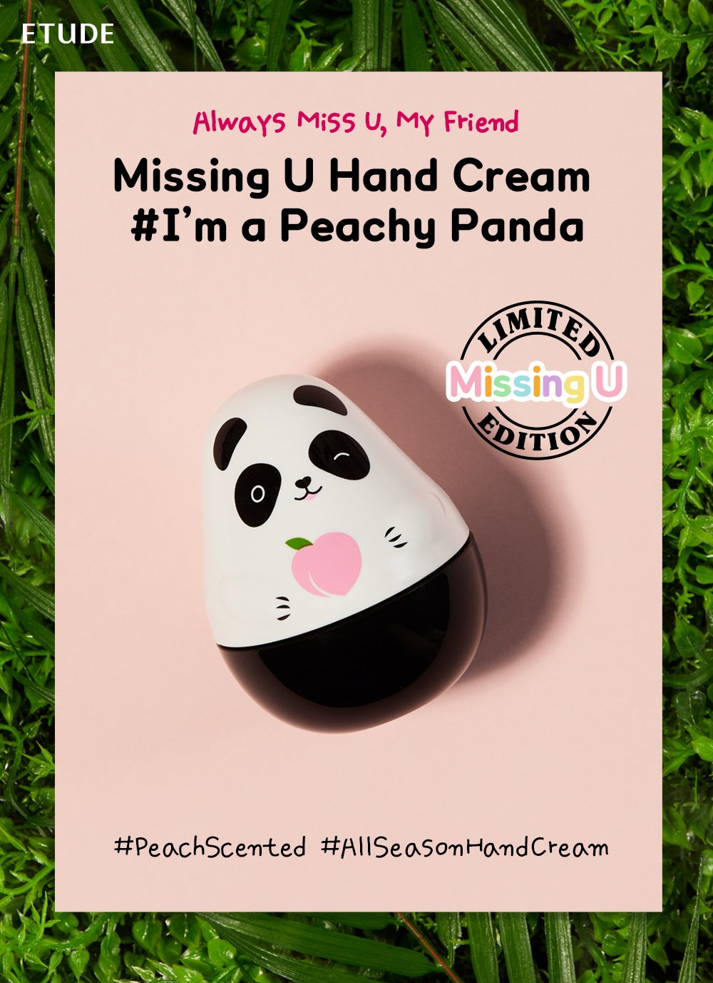 ETUDE HOUSE Missing U Hand Cream Panda