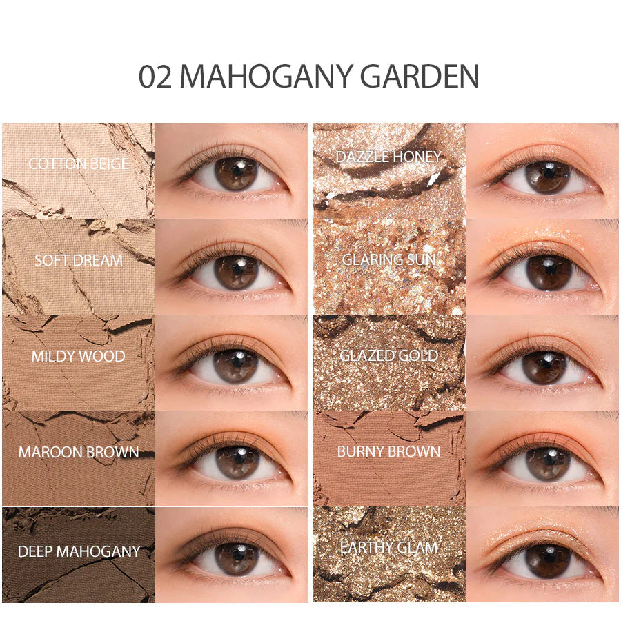 ROMAND Better Than Palette 02 Mahogany Garden