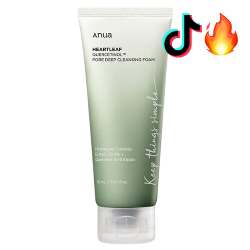 ANUA Heartleaf Quercetinol Pore Deep Cleansing Foam